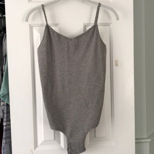 INTIMATELY FREE PEOPLE grey bodysuit